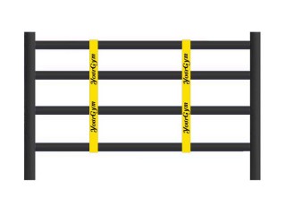 Personalized Boxing Ring Rope Dividers : Yellow